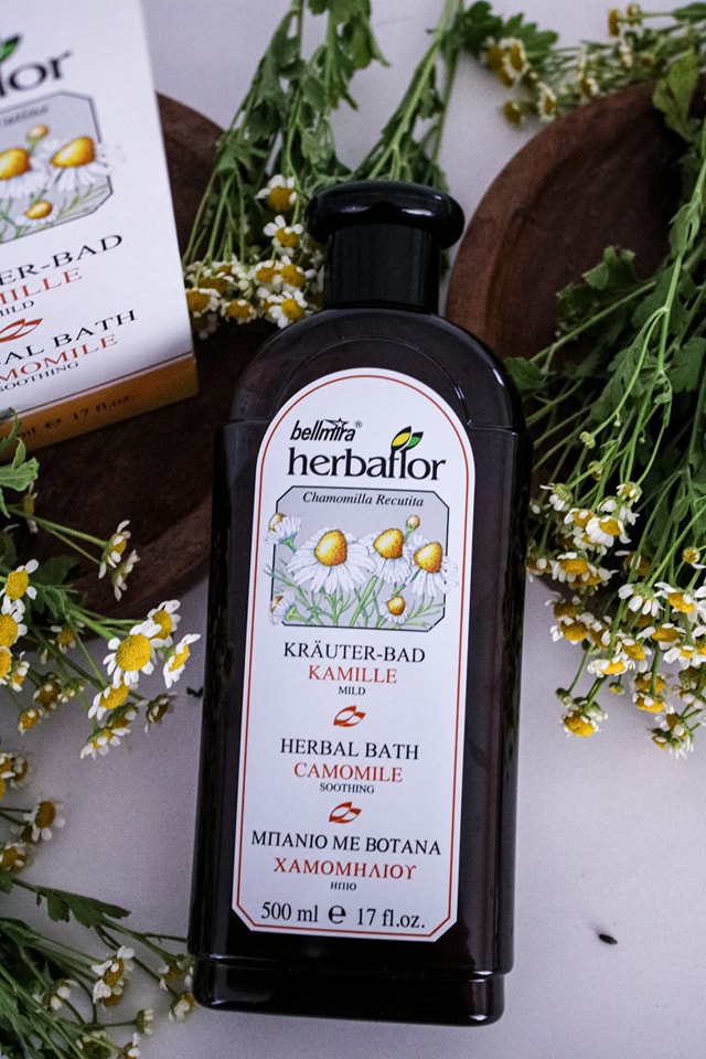 natural chamomile baby bath lotion